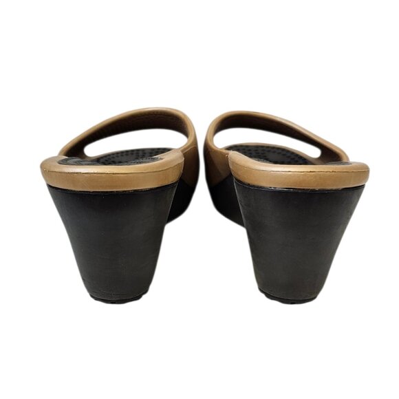 CROCS Womens Wedges, Rubber, Comfort, Open Toe Sandals, Size 7 - Picture 6 of 9